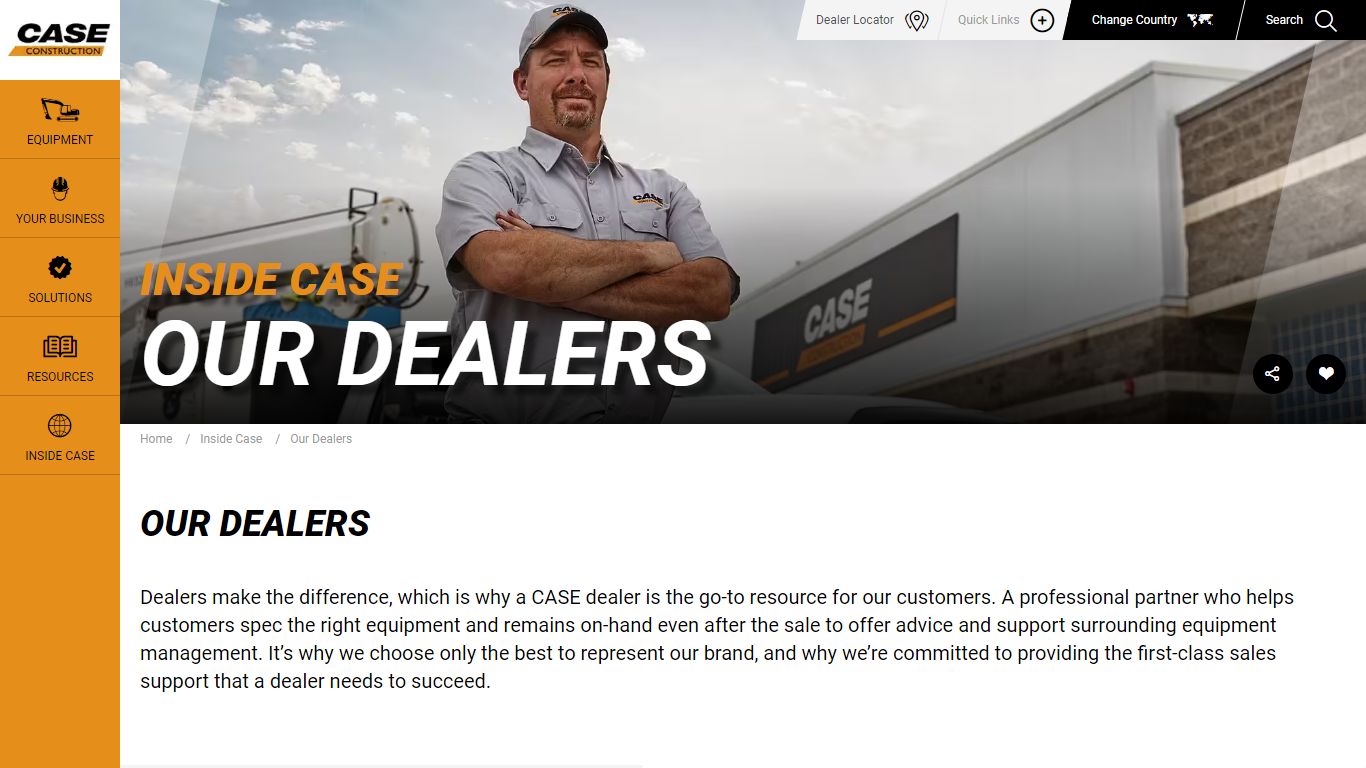 Our Dealers | CASE Construction Equipment