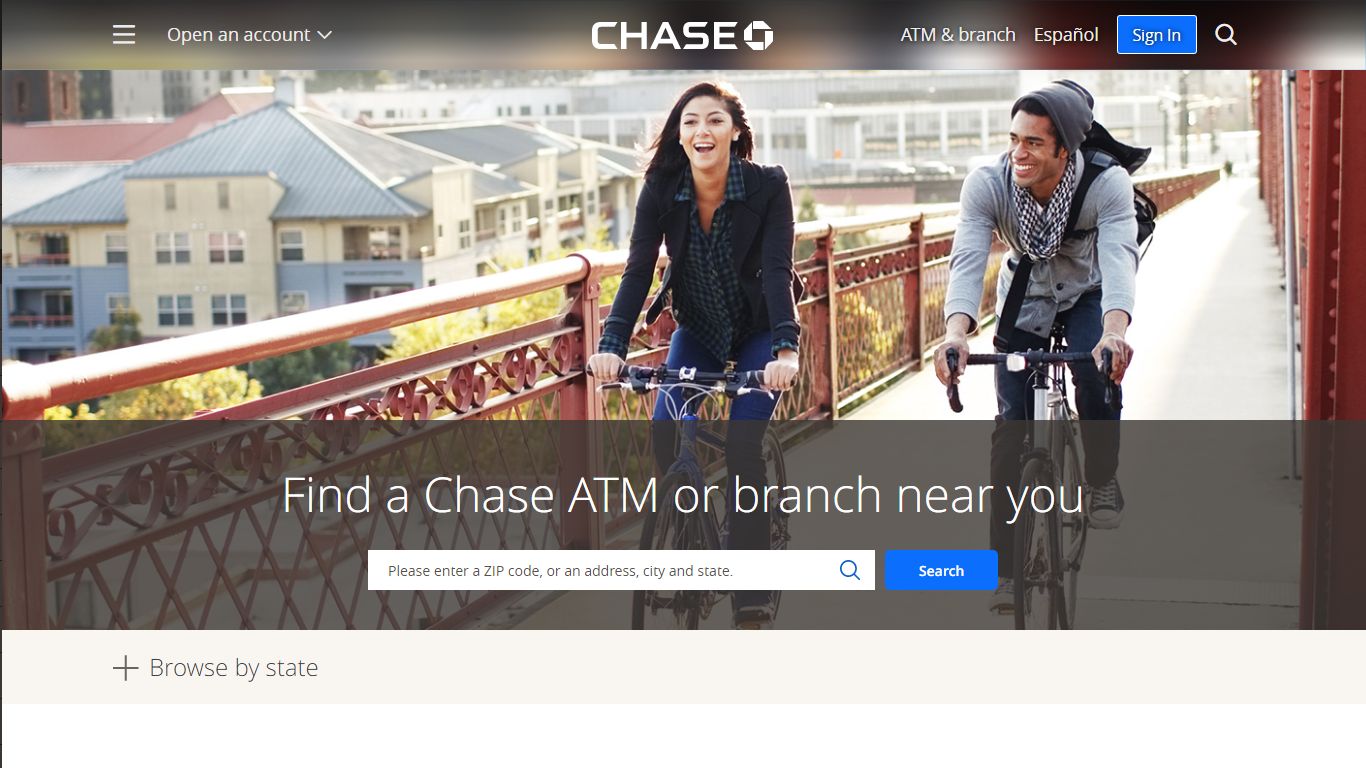 Find a CHASE Bank Branch or ATM near you