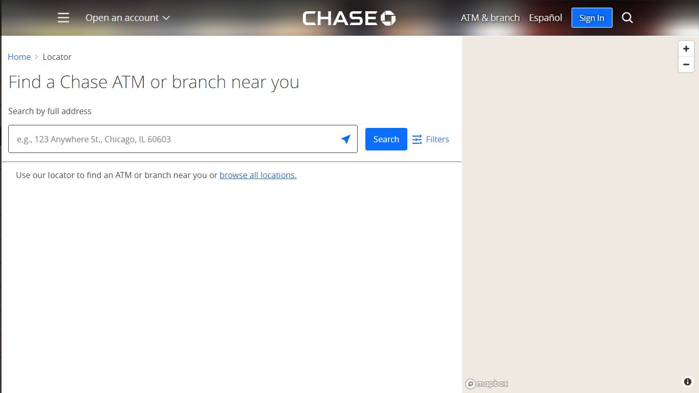 Branches and ATMs | Chase Bank